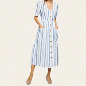 Japna Button Down Midi Dress